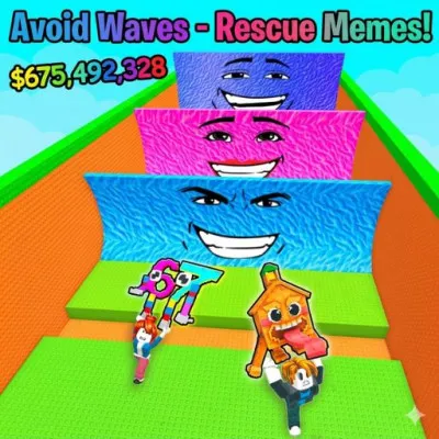 Avoid Waves - Rescue Memes! img