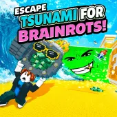 Play Escape Tsunami For Brainrots! now!
