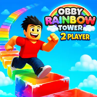 Obby Rainbow Tower for 2 Players img