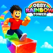 Play Obby Rainbow Tower now!