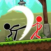 Play Stickman Archero Fight: stick shadow fight war now!